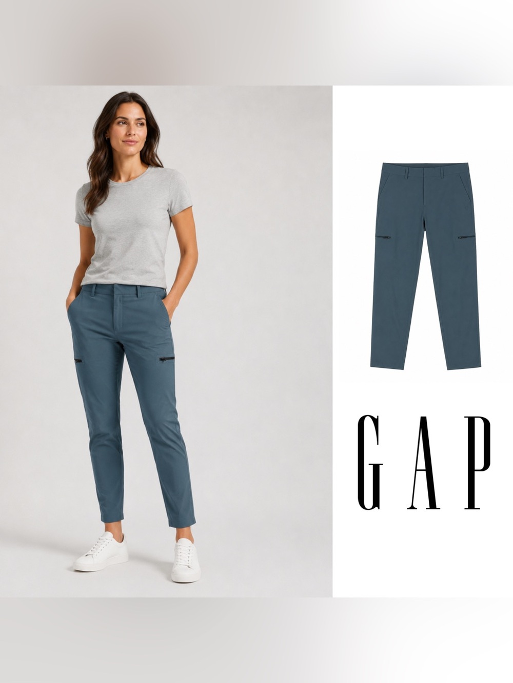 NEW GapFit Dark Pearl Cargo Active Pants